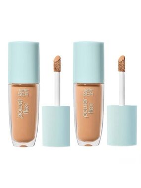 Set of 2 32S Medium Sand tarte Mini SEA Power Flex Full Coverage Vegan Concealer